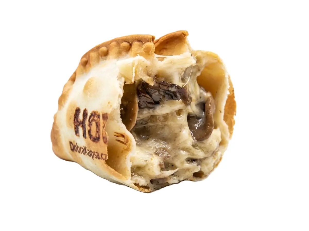Houby s mozzarellou